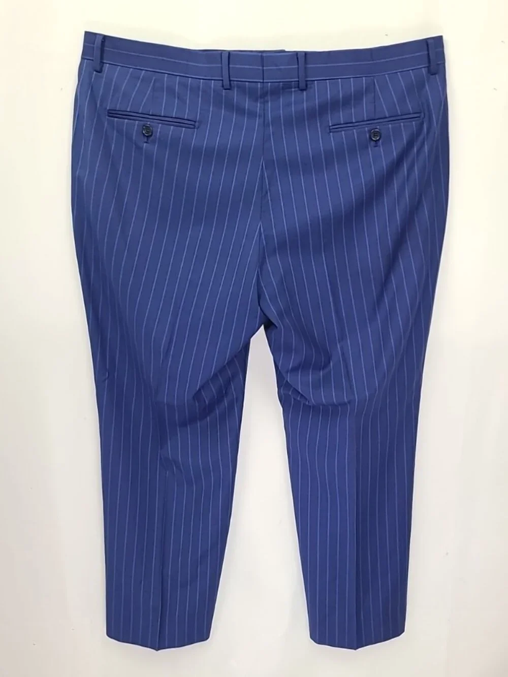 Berragamo Elegant Stripped 3-Piece Super 110'S Suit 48R Pants W42xL28.5